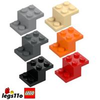 LEGO 18671 / 73562 - Pack of 1x 2x 4x - NEW Step Bracket Plate 2x3