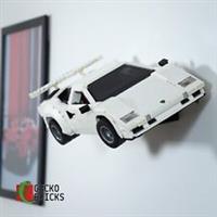 Wall Mount for LEGO 10337 Lamborghini Countach 5000 Gecko Bricks