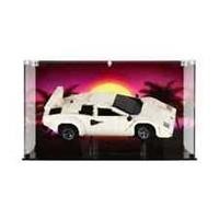 UNIQUEDISPLAY Display Case for Lego 10337 Lamborghini Countach Quattrovalvole