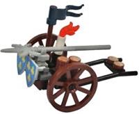 LEGO Castle Siege Cart with Dark Blue Flag NEW!!