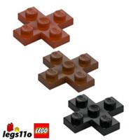 LEGO Pack of 1x 2x 4x - Plate 3x3 Cross NEW 15397