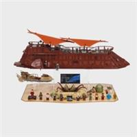 UNIQUEDISPLAY Display Stand For LEGO 75396 Jabbas Sail Barge 75397 Desert Skiff