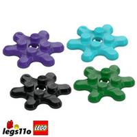 LEGO 35442 Pack of 1x 2x - Plate Round 2x2 with 6 Gear Cog Teeth NEW