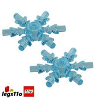 LEGO 42409 / 53972 - Pack of 2x - NEW Frozen Ice Icicle Crystal - 3.2cm
