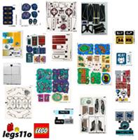 LEGO Set Sticker Sheets for Various Sets 2013-2024 Marvel DC Harry Potter Disney