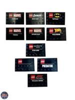 LEGO Marvel / DC / F1 / MOC Custom Printed Plates on New LEGOs: TRACKED 48hr P&P
