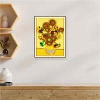 UNIQUEDISPLAY Display Case For Lego 31215 Vincent van Gogh Sunflowers