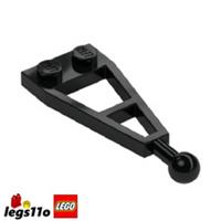 LEGO 2508 Plate 1x2 with Towbar Frame and Ball NEW Black
