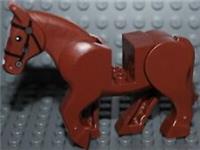 Lego Reddish Brown Horse (10352c01pb01) NEW!!!