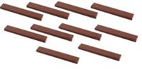 Lego 10x Reddish Brown Tile 1x6 (6636) NEW!!!