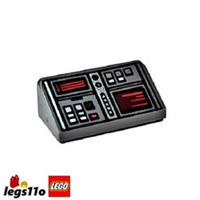 LEGO 26823 / 85984 - Slope Tile 1x2 with Buttons & Red Screens NEW