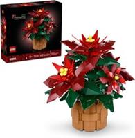 LEGO Icons Poinsettia Building Set Flowers Christmas Decoration - 10370