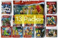 Lego Minifigure Ninjago Sealed Packs 13 Differant Sets Kai Lloyd Ice Emperor Ect
