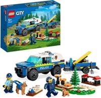 LEGO 60369 City Mobile Police Dog Training Set, SUV Toy Car with Trailer