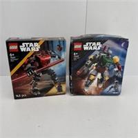 2x LEGO Star Wars Sets - 75369 Boba Fett Mech & 75411 Darth Maul Mech BNIB