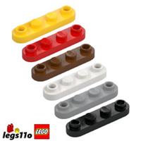 LEGO 77845 NEW Plate 1x4 with Round Ends - Pack of 1x 2x 4x