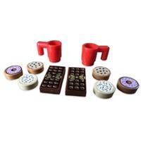LEGO Coffee Break with Chocolate, Cookies, Doughnuts, Biscuits + Mugs