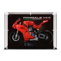 UNIQUEDISPLAY Display Case For LEGO 42202 Ducati Panigale V4 S Motorcycle