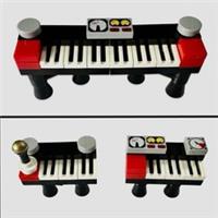 LEGO Keyboard - 2 Build options - with Microphone - Music MOC