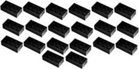 Lego 20x Black Brick 2x4 (3001) NEW!!!