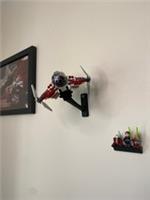 Wall Mount for Lego Star Wars 75401 Ahsoka's Jedi Interceptor