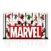 UNIQUEDISPLAY Display Case for LEGO 76313 MARVEL Logo & Minifigures