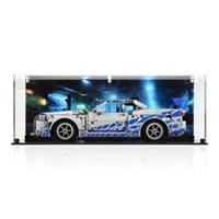 UNIQUEDISPLAY Display Case for LEGO 422102 Fast 2 Furious Nissan Skyline Car