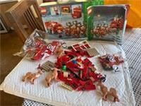 Lego Xmas Santa's Sleigh set 40499 Think Complete? Instructions Box Half Sealed