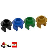 LEGO 5264 Pack of 1x 2x 4x - Round Plate 1x1 with Clip NEW