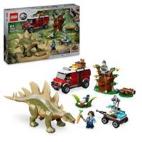 LEGO Jurassic World Dinosaur Missions: Stegosaurus Discovery Toy Set for 6 Plus