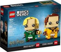 LEGO BRICKHEADZ: Draco Malfoy & Cedric Diggory (40617) ⭐️Brand New & Sealed⭐️