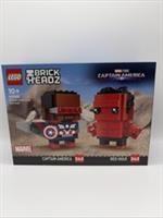 *BRAND NEW* Lego Brickheadz Marvel (40668) Captain America & Red Hulk 242 & 243
