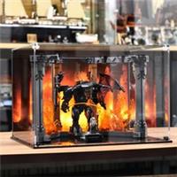 UNIQUEDISPLAY Display Case For LEGO 10367 The Lord of the Rings Balrog Book Nook