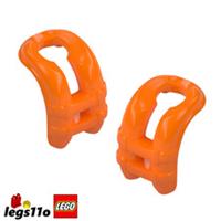 LEGO 24184 Pack of 2x - Friends Minifigure Life Jacket Vest Accessory NEW Orange