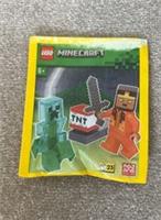 LEGO Minecraft - Set 662406 - Golden Knight & Creeper Poly/Paper Bag - New