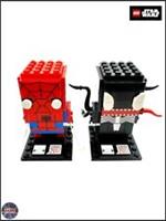 LEGO Brickheadz: Spider-Man & Venom (41497) New Parts inc Printed Tiles - RARE