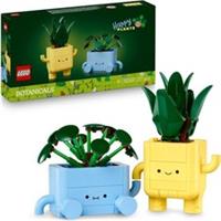 LEGO Botanicals Happy Plants Toy - Crafts Kit for Kids incl. 2 Artificial Pla...