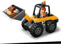 LEGO City Yellow Construction Wheel Loader Toy Vehicle Building Set 60450 For 4+