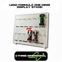 Frame Display for Lego Formula One, F1 Collectible Race Cars mount 71049 Series