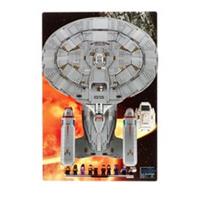 UNIQUEDISPLAY WALL Display for LEGO 10356 Star Trek: U.S.S Enterprise NCC-1701-D