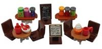Lego Cafe Bistro Outdoor Dining Menu & accessories NEW!!!