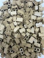 50 x New Lego Dark Tan Brick (Sand Yellow) 1 x 2 Part No. 3004