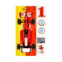 UNIQUEDISPLAY Wall Display for LEGO 11375 Ferrari F2004 Michael Schumacher