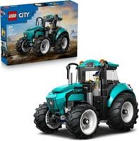 LEGO City Tractor Toy - Farm Vehicle Model Building Kit with a Farmer Minifigure
