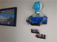 Wall mount for LEGO Fortnite Battle Bus 77073 Black Colour
