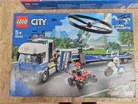 Lego City Police Helicopter Transporter 60244 New Retired 2020