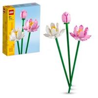 LEGO Creator Lotus Flowers Set, Bouquet Building Kit for Girls, Boys and Flower