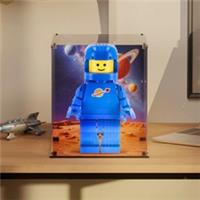 UNIQUEDISPLAY Display Case for LEGO 40921 Up-Scaled Blue Astronaut Minifigure