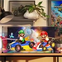 UNIQUEDISPLAY Display Case for LEGO 72037 Mario & Standard Kart & 72050 Luigi