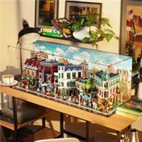 UNIQUEDISPLAY Display Case for LEGO Quadruple Modular Buildings
